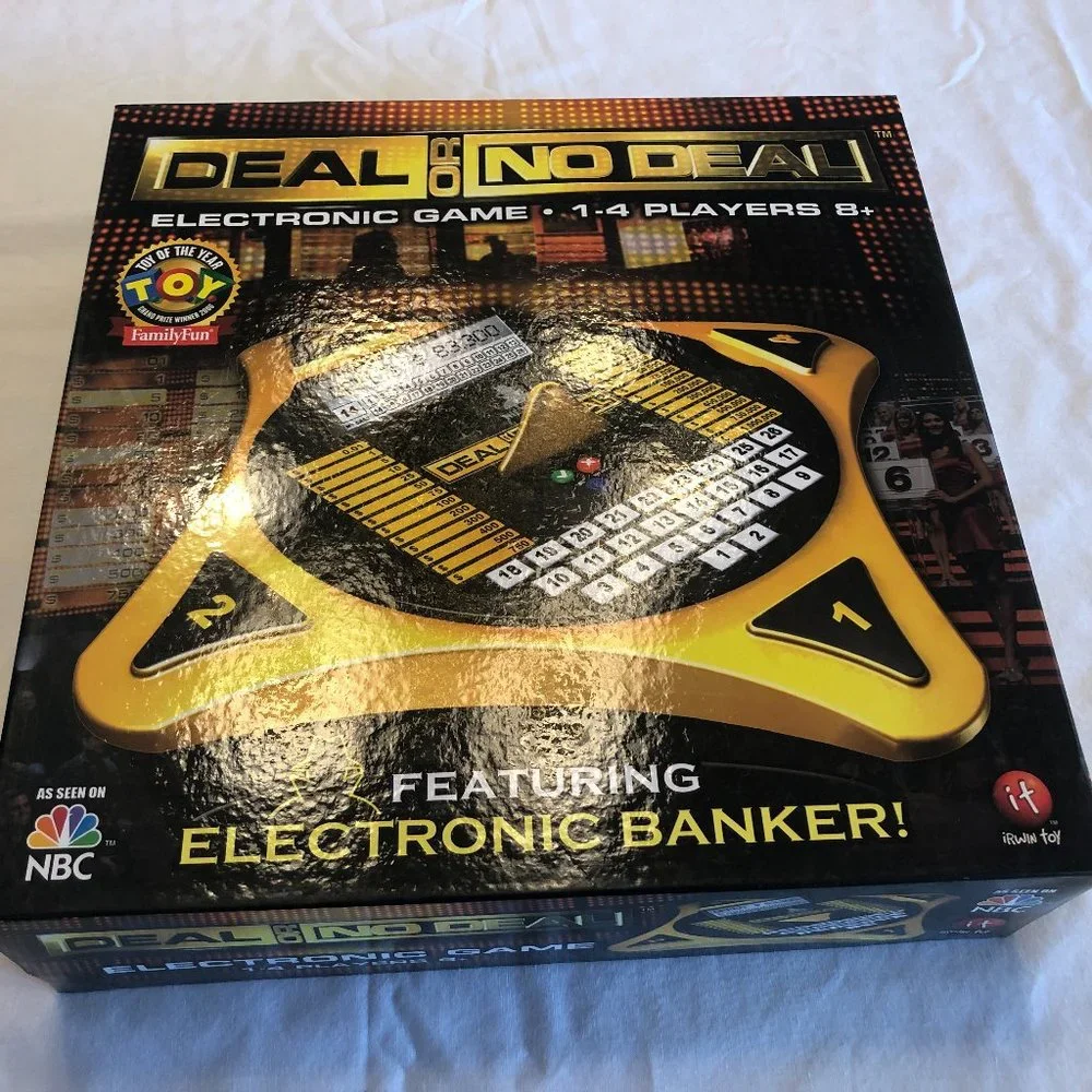 Deal Or No Deal NBC Electronic Game Irwin Toys 1-4 Players - Picture 1 of 7
